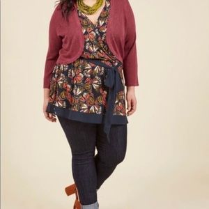 Modcloth Sleeveless Tunic Top with Butterflies